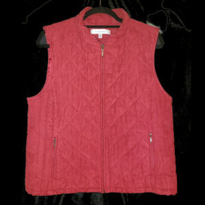 NEW Croft & Barrow Quilted Vest